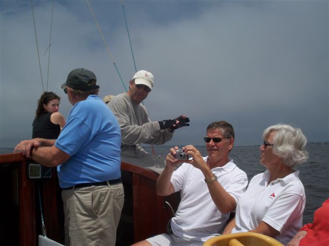 on the sailboat